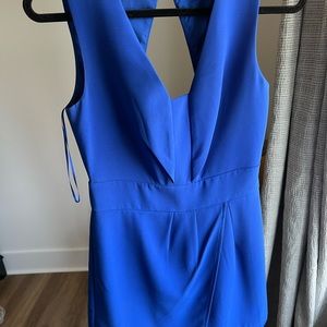 Royal blue skort romper